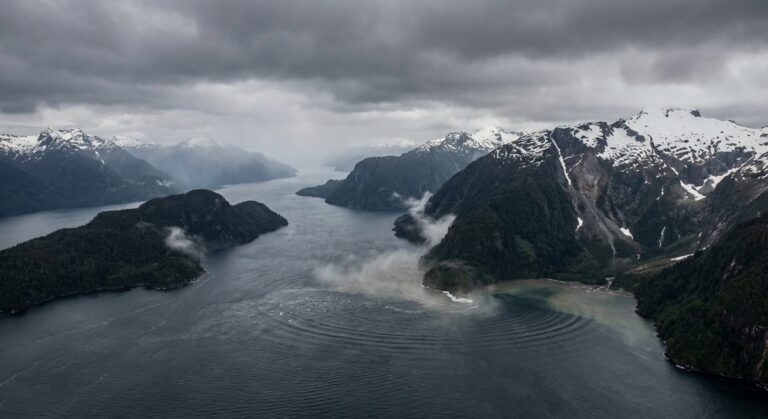 Sismo 6.8 Mw sur de Chile fiordos patagónicos