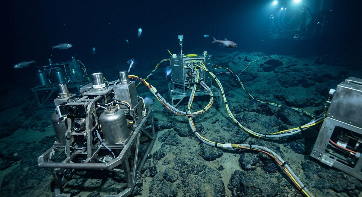 Equipos investigación fondo marino Placa Nazca
