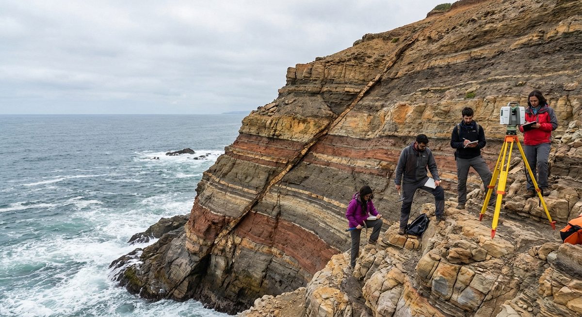 Descubrimiento falla cortical Constitución JGR