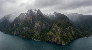 Paisaje zona falla Liquiñe-Ofqui Patagonia