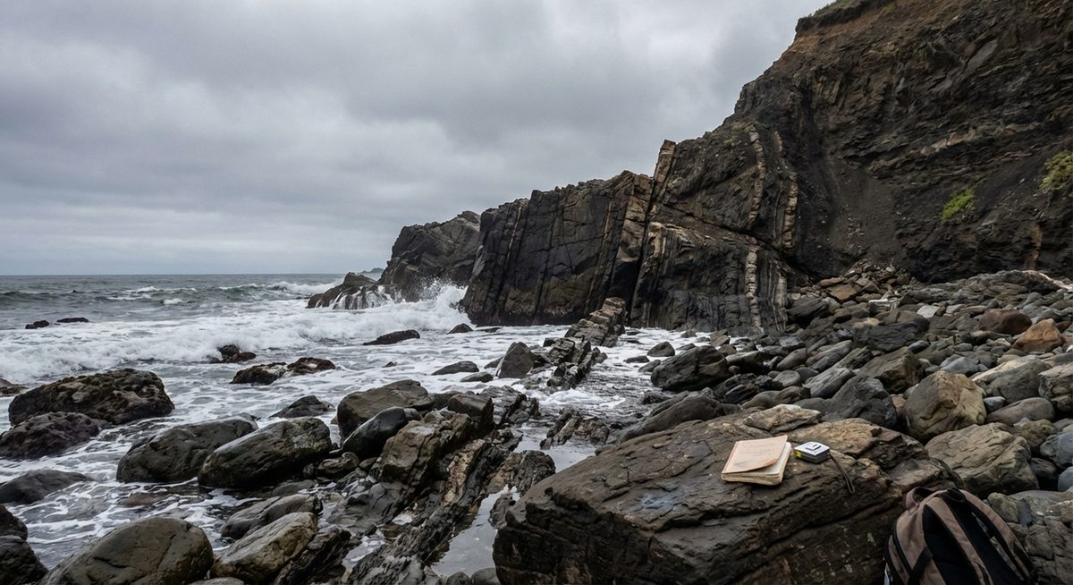 Falla geológica costa Constitución Maule